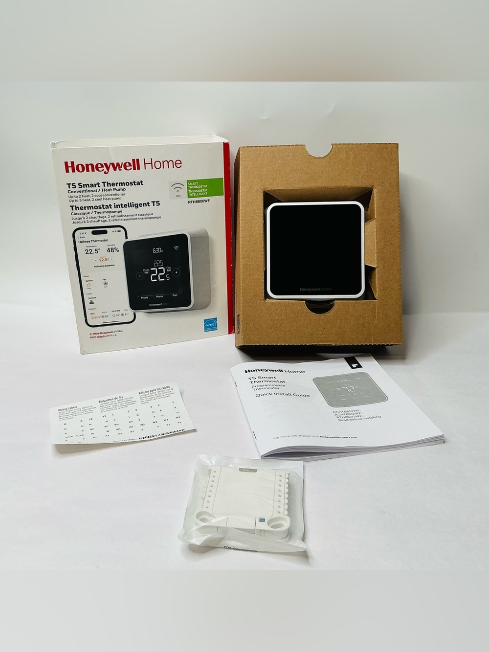 Honeywell Home T5 Wi-Fi Smart Thermostat - RTH8800WF - Picture 2 of 15